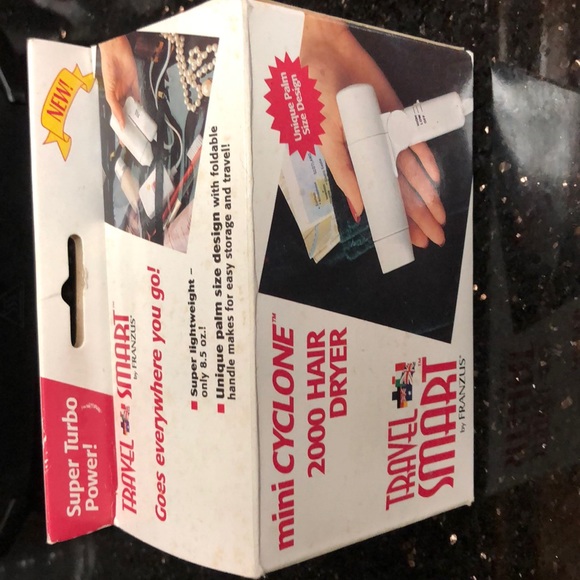 Franzus Accessories Vintage Franzus Travel Smart Mini Hair Dryer